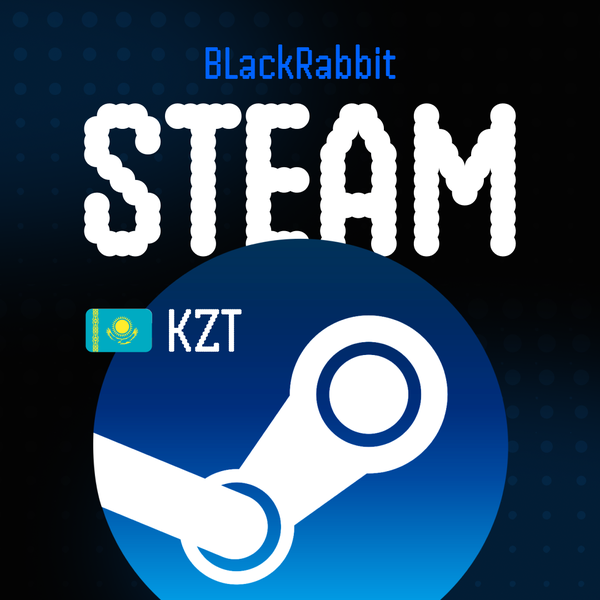 Пополнение Steam KZ по логину - BlackRabbit