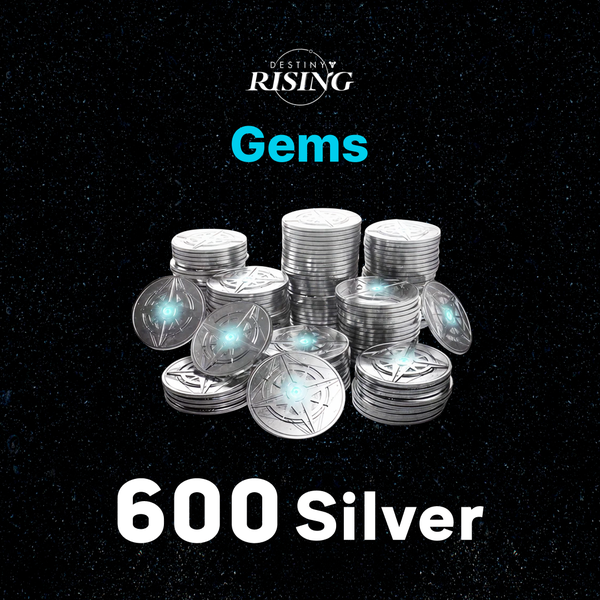 600 Серебра по логину Destiny Rising - Gems