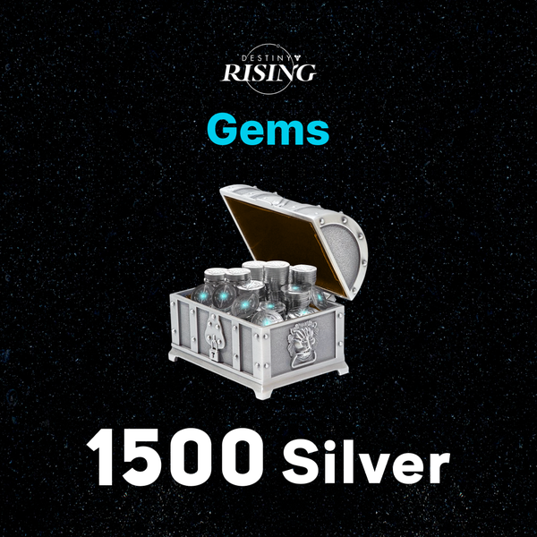 1500 Серебра по логину Destiny Rising - Gems