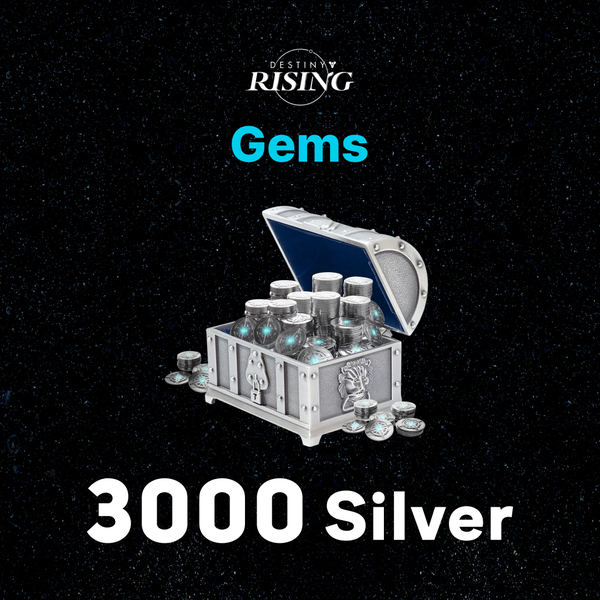 3000 Серебра по логину Destiny Rising - Gems