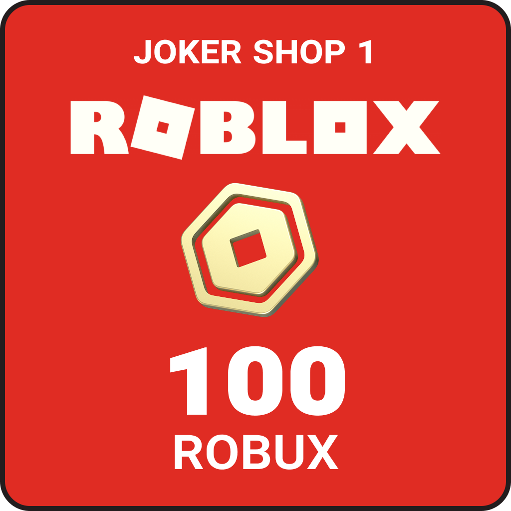 100 Robux | Roblox | - Joker Shop 1