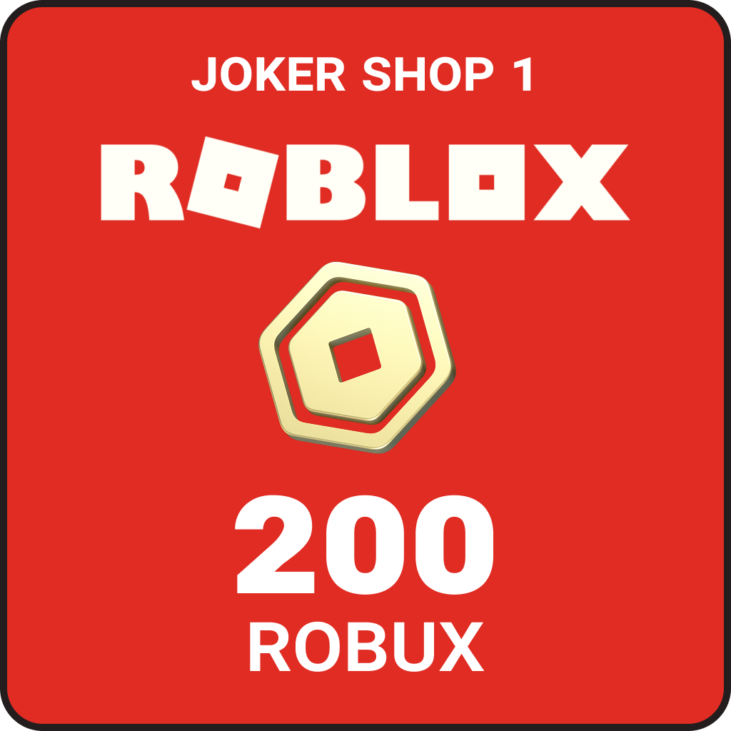 200 Robux | Roblox | - Joker Shop 1