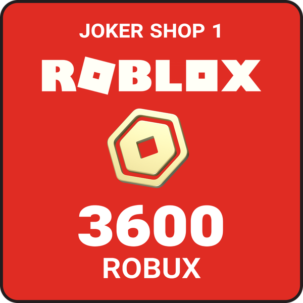 3600 Robux | Roblox | - Joker Shop 1