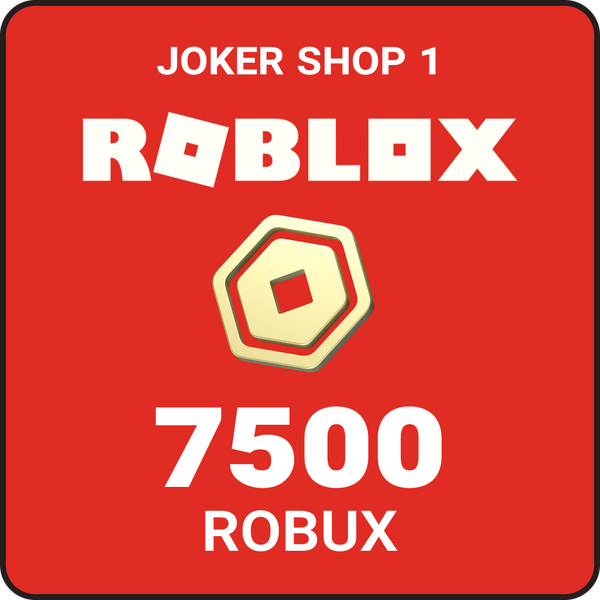 7500 Robux | Roblox | - Joker Shop 1