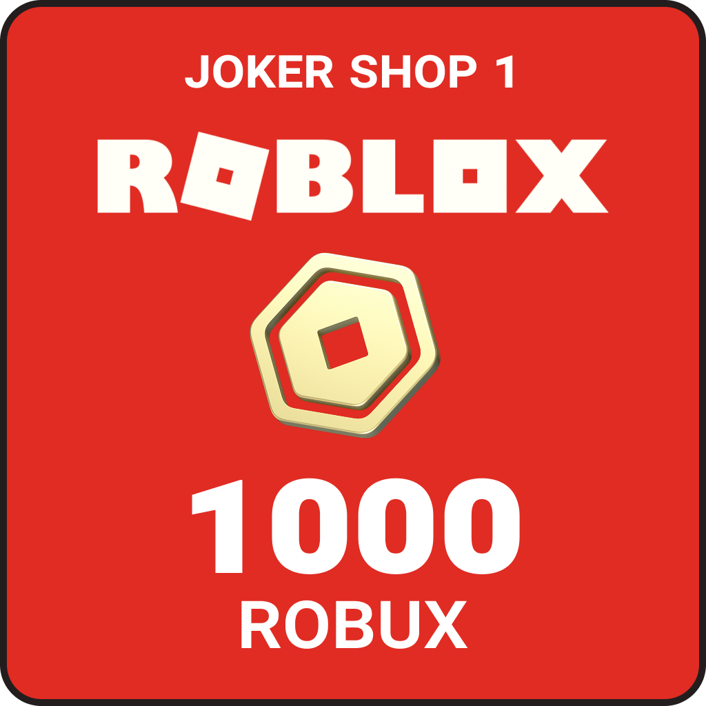 1000 Robux | Roblox | - Joker Shop 1