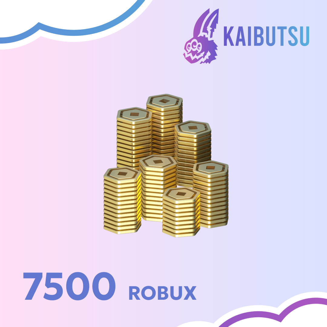 7500 Robux ключ активации - kaibutsu