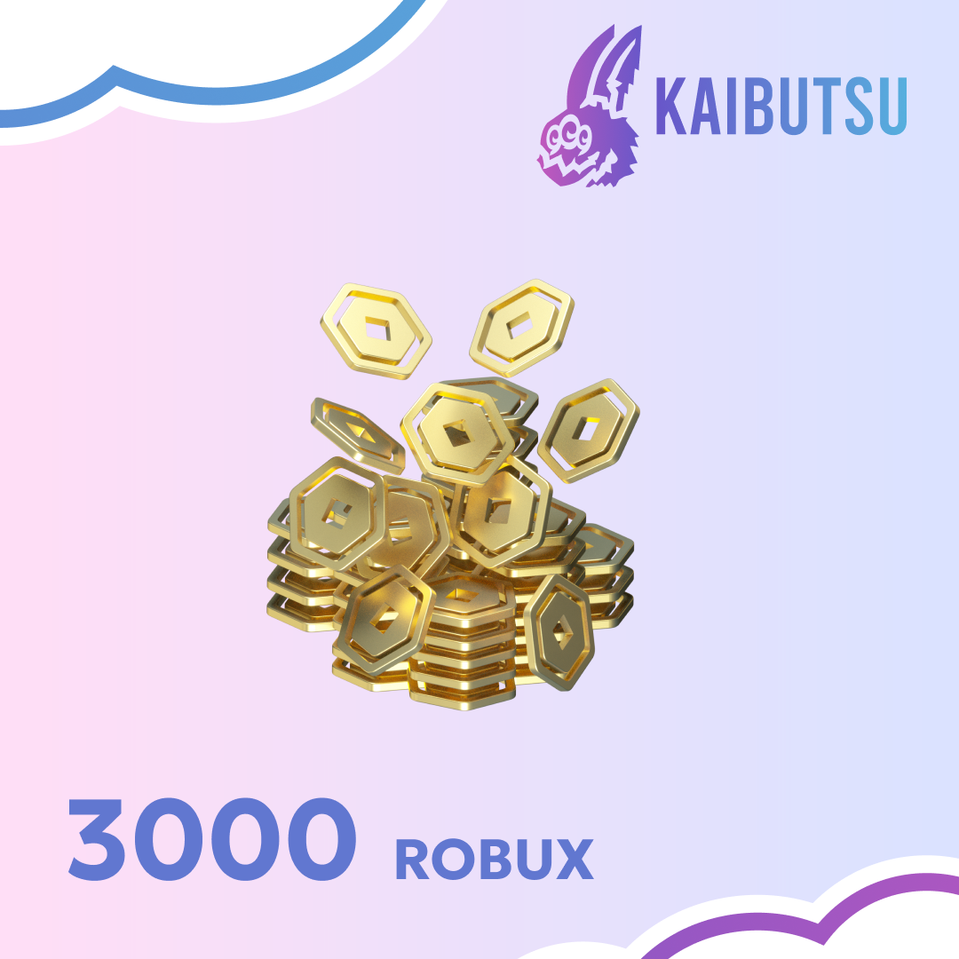 3000 Robux ключ активации - kaibutsu