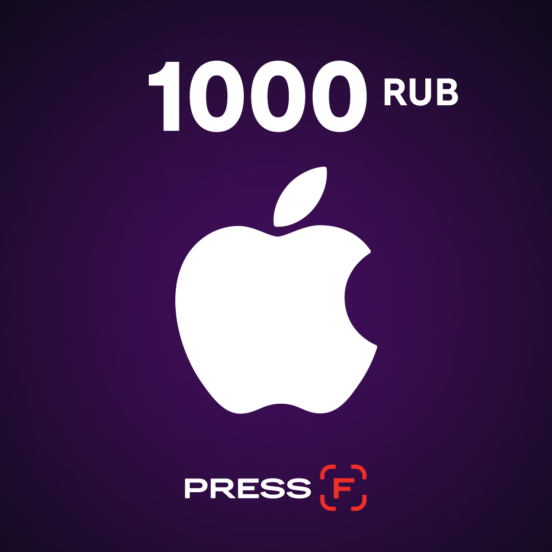 1000 RUB для apple ключ активации - Карты пополнения iTunes