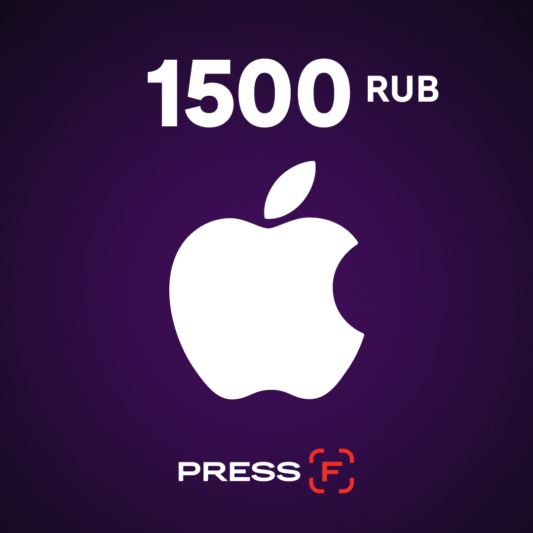 1500 RUB для apple ключ активации - Карты пополнения iTunes