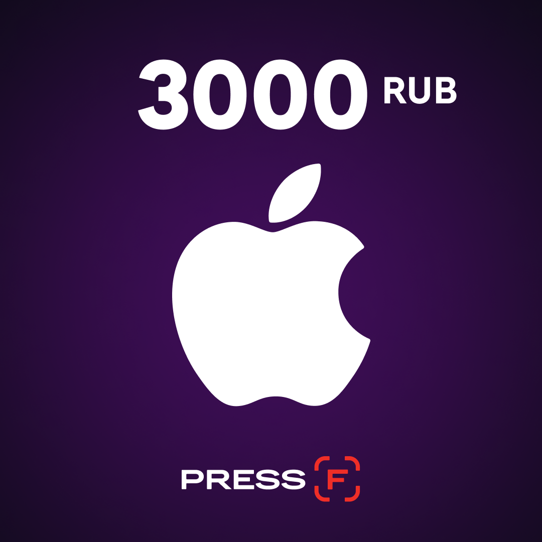 3000 RUB для apple ключ активации - Карты пополнения iTunes
