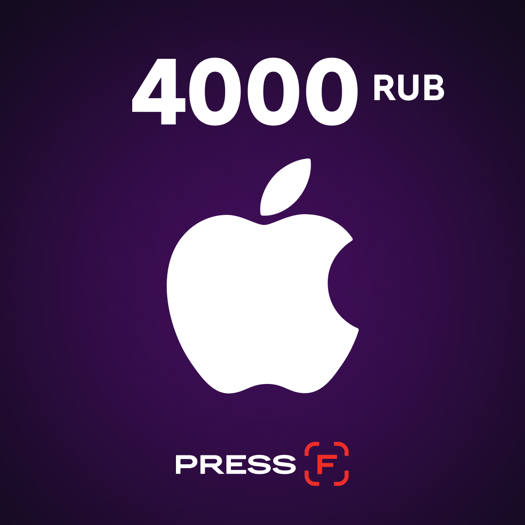 4000 RUB для apple ключ активации - Карты пополнения iTunes