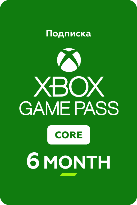 Подписка Xbox Game Pass core IN на 6 Month - Premium Shop