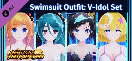 Neptunia Virtual Stars DLC bikini outfit: v-idol set ключ steam GL - Premium Shop