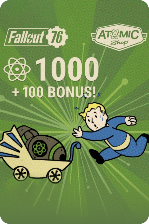 Fallout 76 DLC 1000 (+100 bonus) atoms ключ xbox one/xbox series s/xbox series x GL - Kupikod