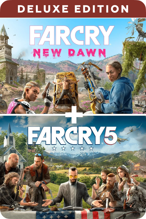 Far Cry 5 standard edition + far cry new dawn deluxe edition bundle ключ xbox one/xbox series s/xbox series x AR - Premium Shop