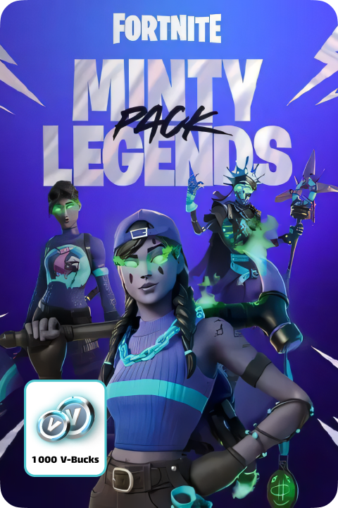 Fortnite DLC minty legends pack + 1000 v-bucks ключ xbox one/xbox series s/xbox series x GL - Premium Shop