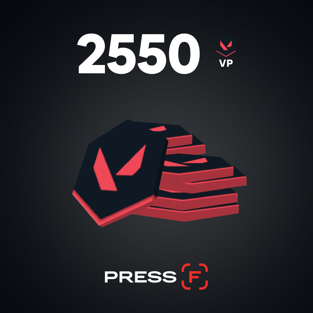 2550 VP ключ активации - Магазин Valorant Points
