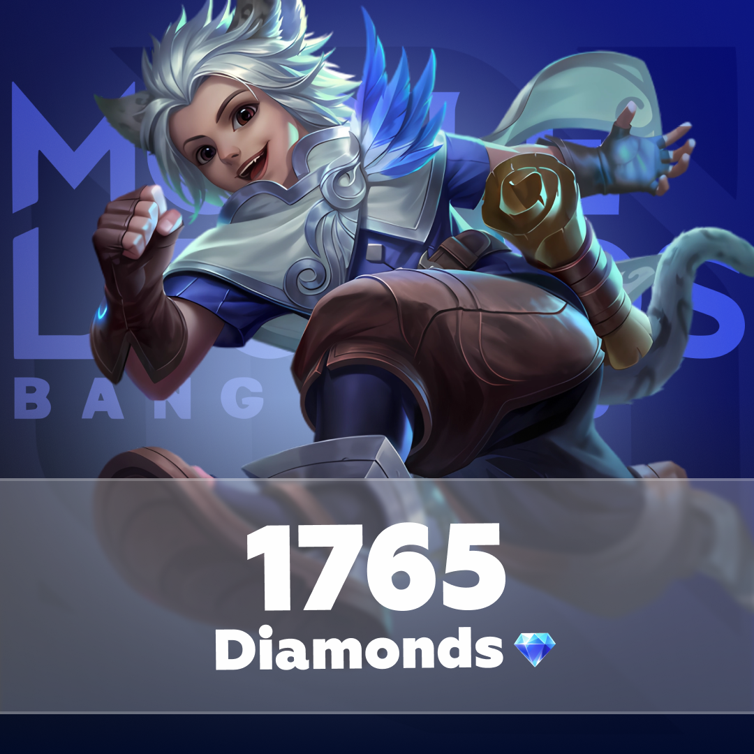 1765 алмазов по логину Mobile Legends: Bang Bang - Mobile Store