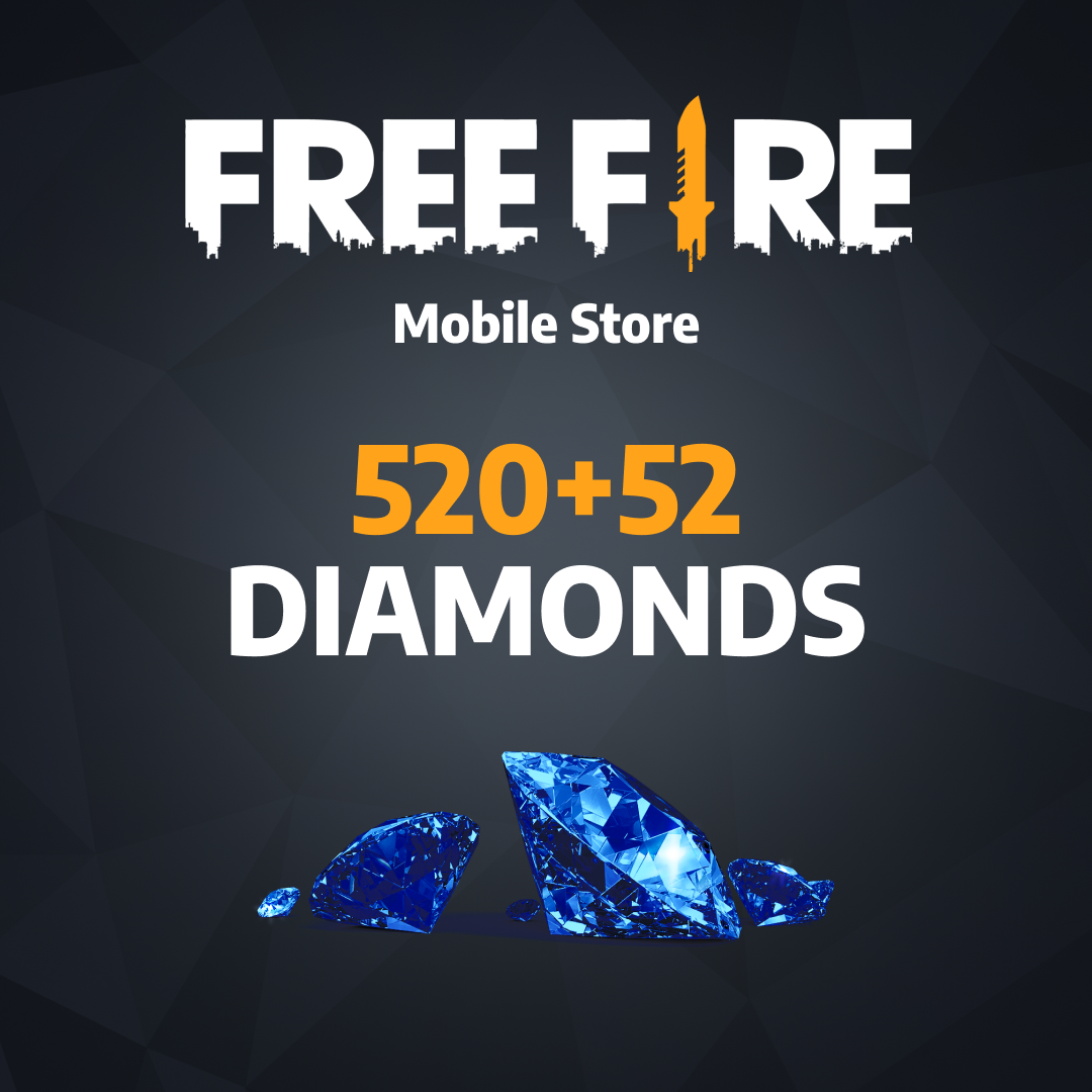572 Алмазов по логину для Garena Free Fire - Mobile Store