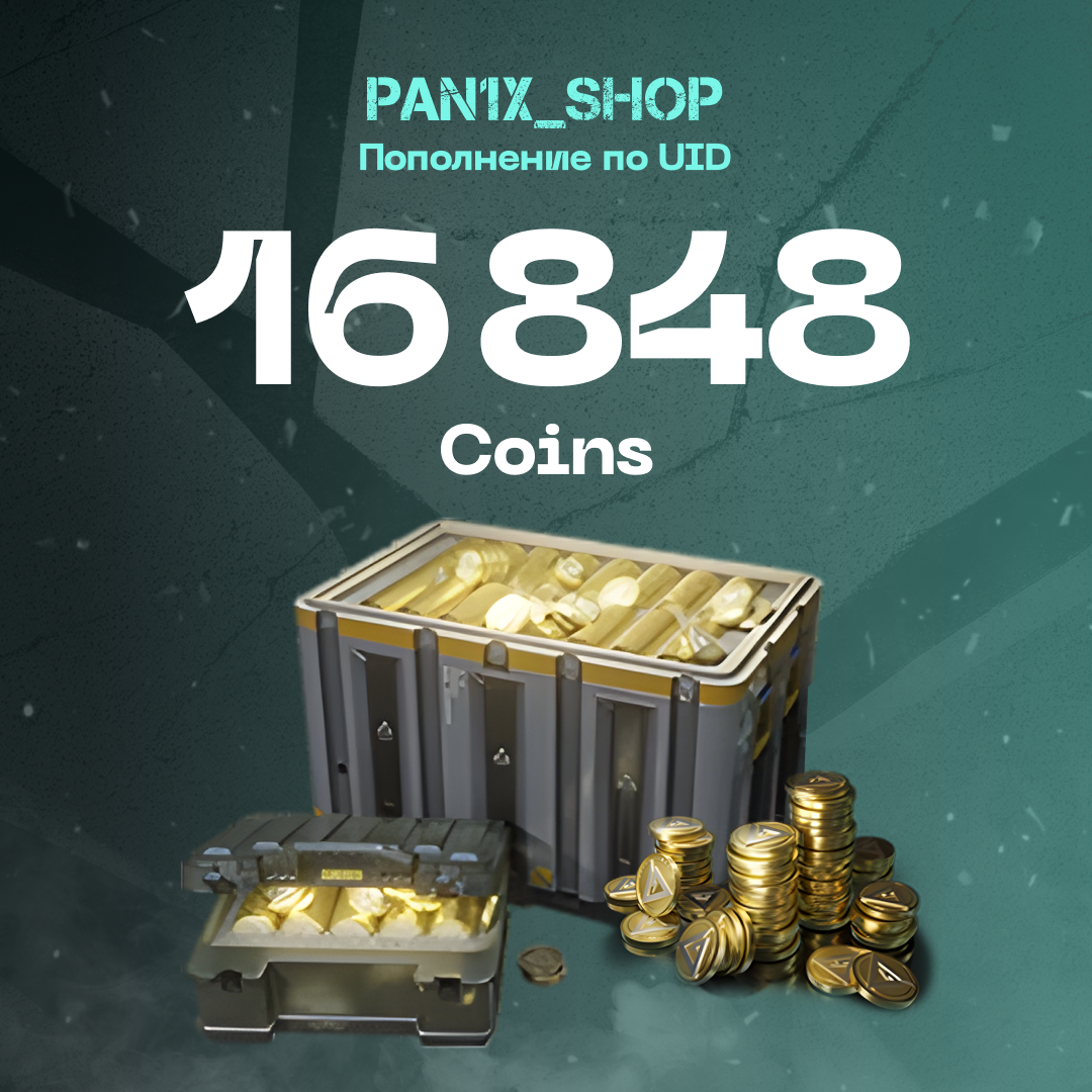16848 монет пополнение по ID - pan1x_shop