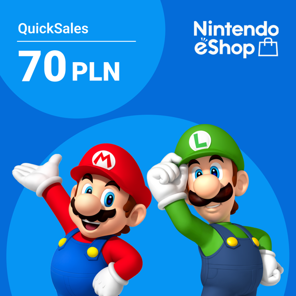 Карта пополнения Nintendo eShop на 70 PLN - QuickSales