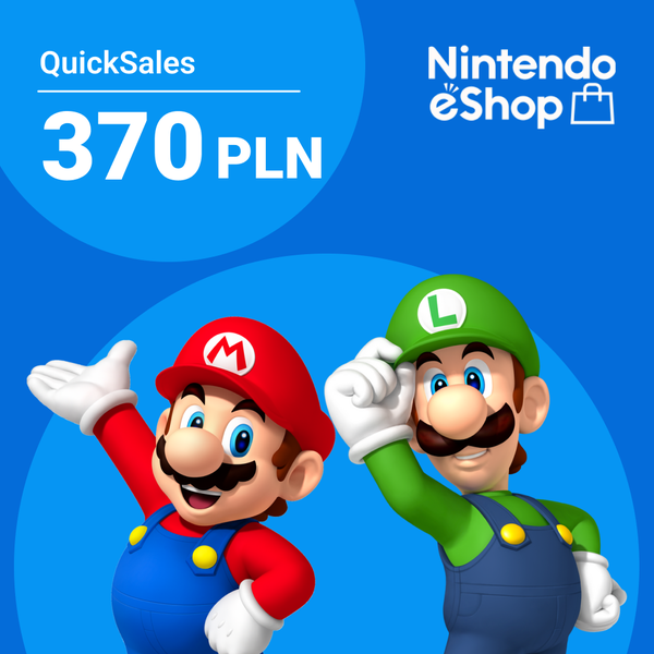 Карта пополнения Nintendo eShop на 370 PLN - QuickSales