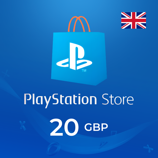 Карта пополнения PlayStation на 20 GBP - QuickSales
