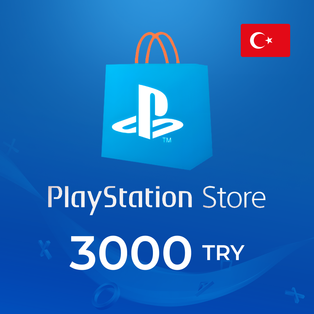 Карта пополнения PlayStation на 3000 TRY - QuickSales