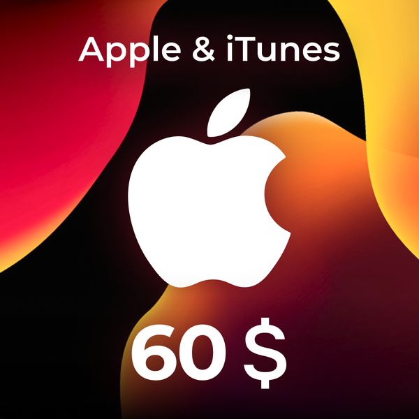 Карта пополнения Apple & iTunes на 60 USD - QuickSales