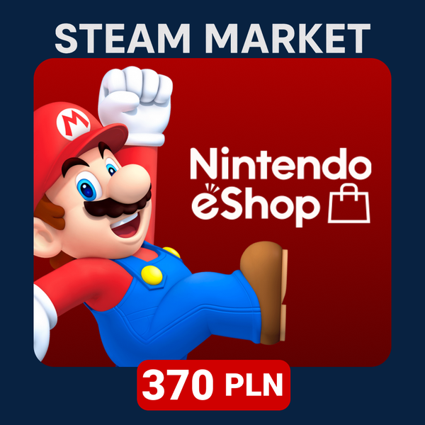 Nintendo eShop 370 PLN код пополнения nintendo PL - Steam Market