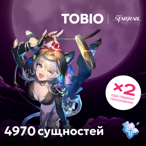 4970 Сущностей пополнение по ID - TOBIO