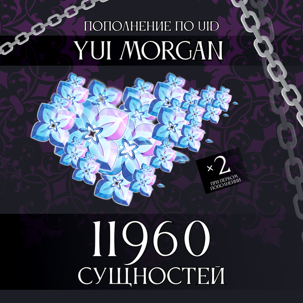 11960 Сущностей пополнение по ID - yuimorgan