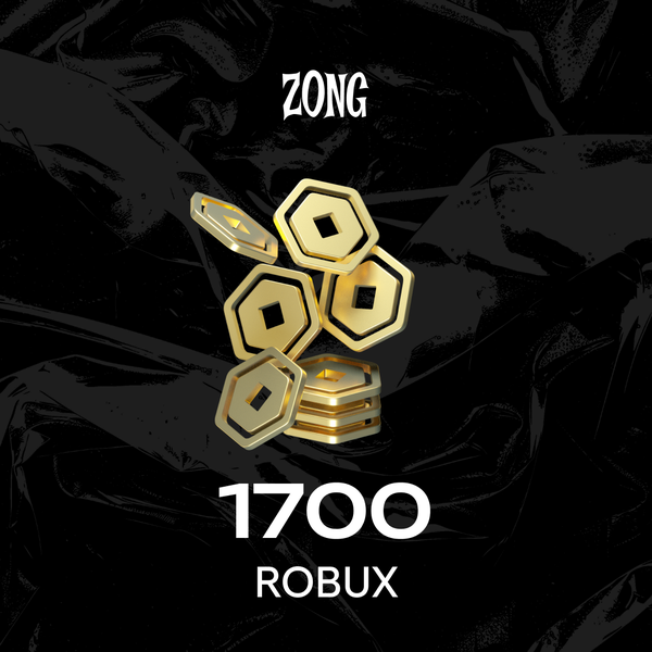 1700 Robux ключ активации - ZONG