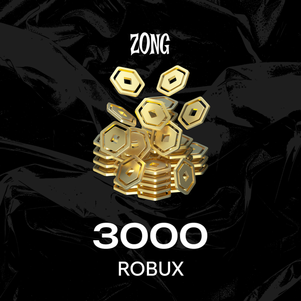 3000 Robux ключ активации - ZONG