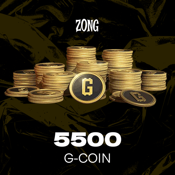 5000+500 G-Coins ключ активации - ZONG